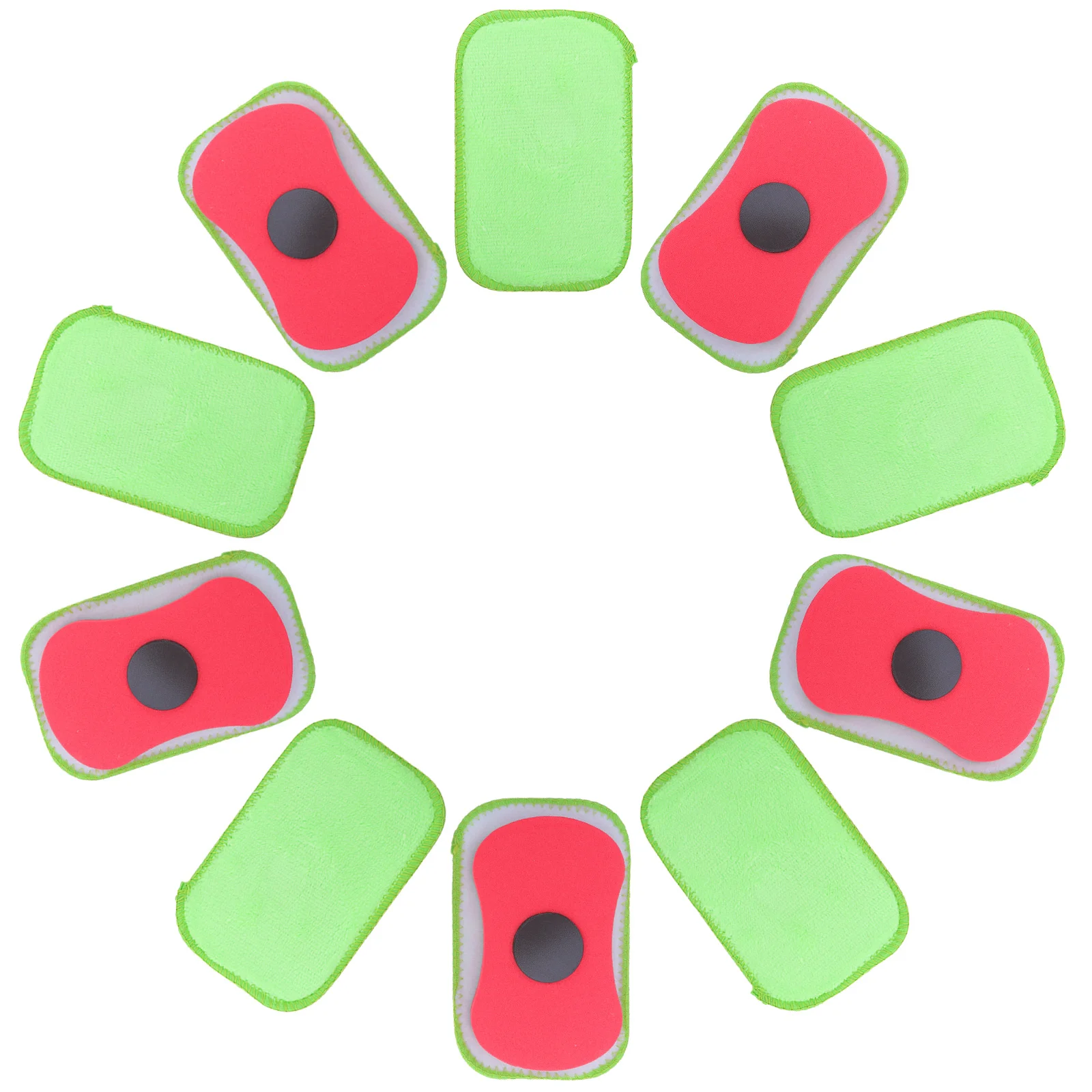 10Pcs Magnetic Whiteboard Eraser Dry Erase Eraser Detachable Washable Lint High Density Sponge Classroom Office Teacher Supplies