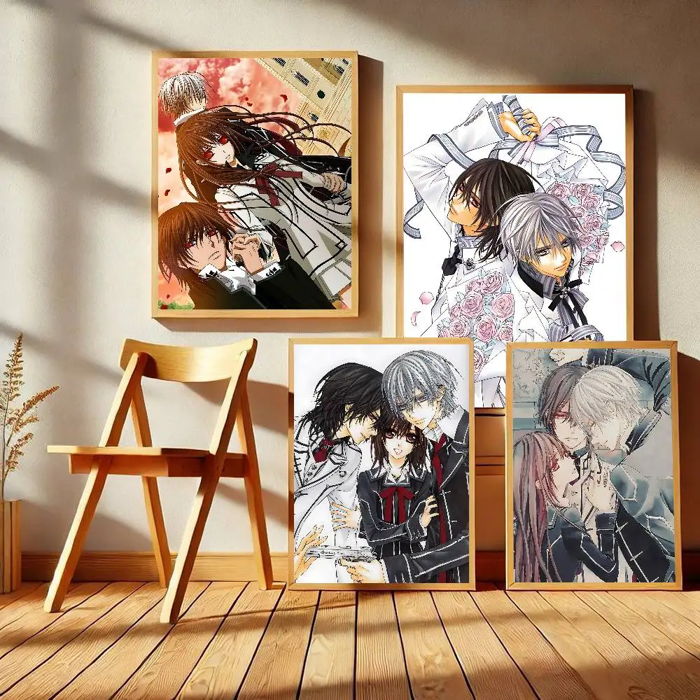 Vampire Knight Anime DIY Sticky Poster Fancy Wall Sticker For Living Room Bar Decoration Wall Decor