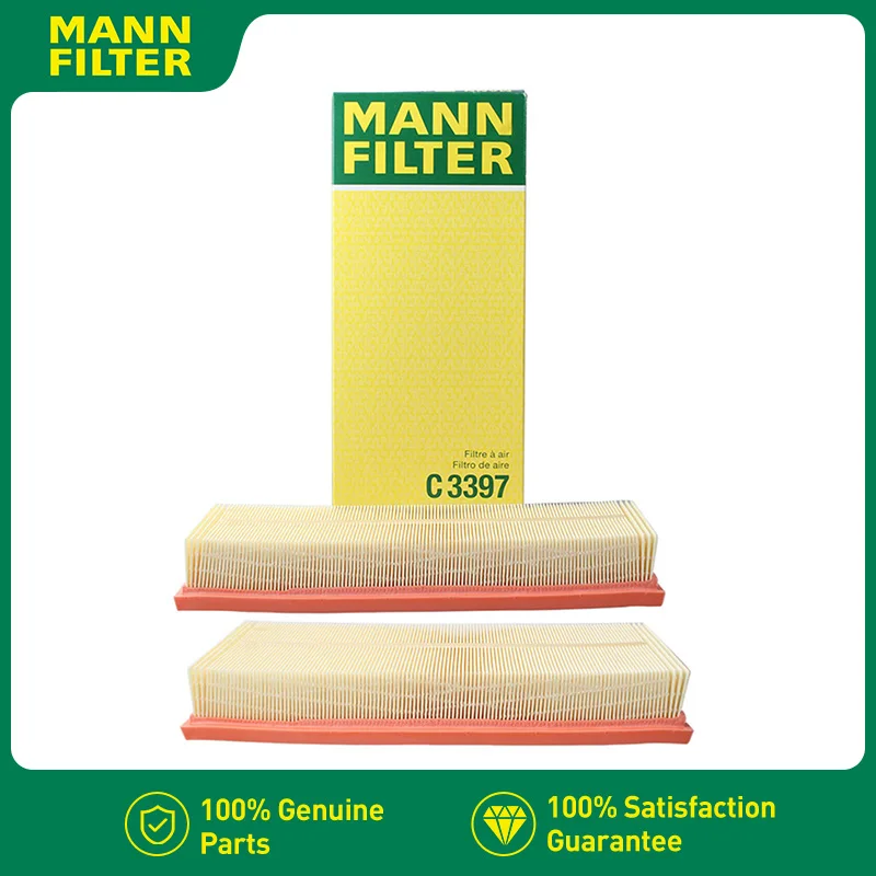 

MANNFILTER C3397 2PCs For MERCEDES-BENZ CLS(C218) M278 M157 For E-Class GLE S-Class SL AMG Air Filter A2780940004 AF134 LX4205