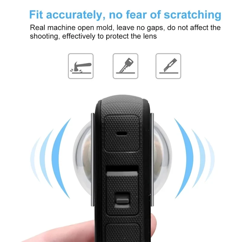 Lens Guards for Insta360 X3 Anti-Scratch Premiun Lens Protector Cap for Insta 360 X3 Camera Sticky Protective Guard Accessories image 4