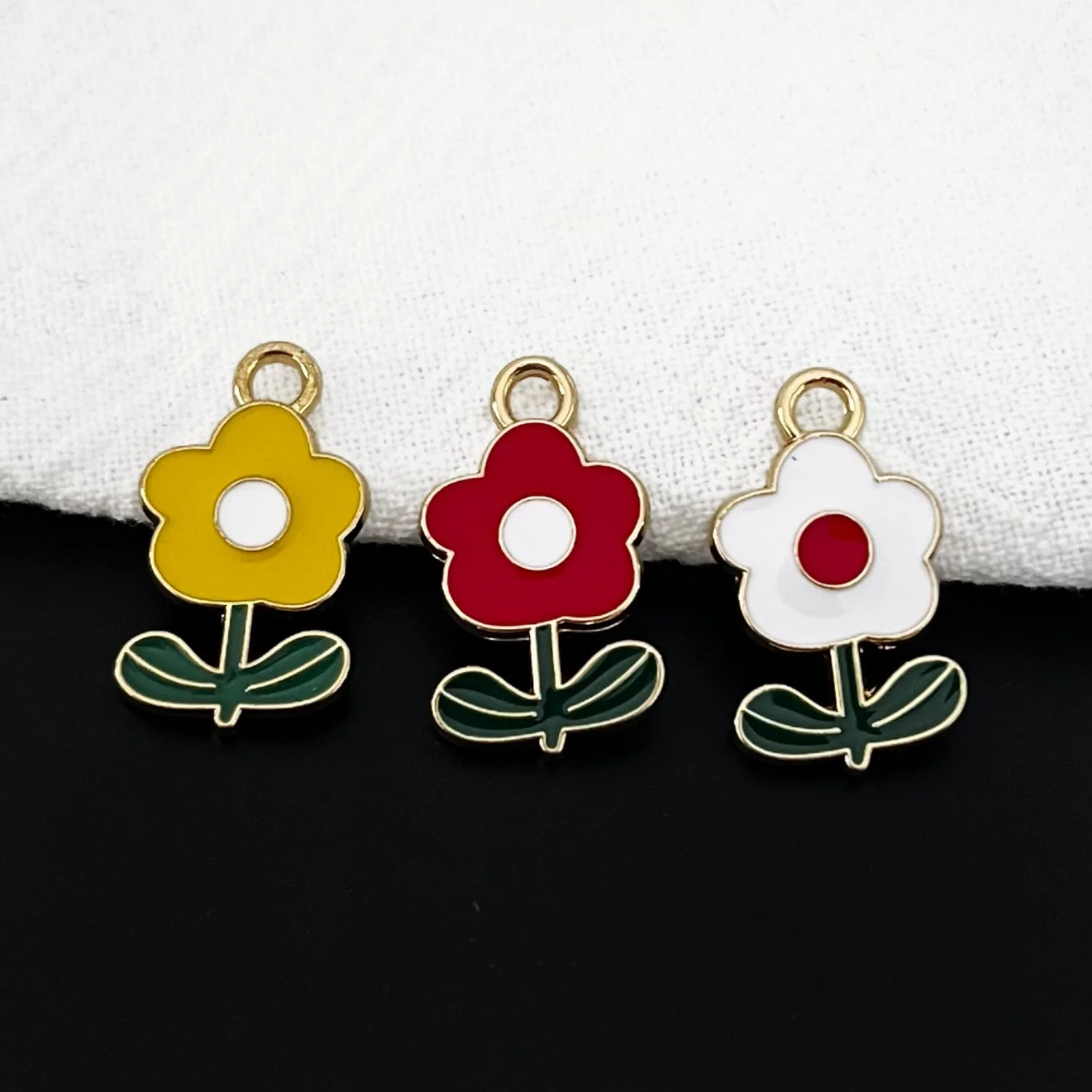 

Alloy DIY Jewelry Flower Bracelet Necklace Earrings Alloy Oil Drop Jewelry Accessories Handmade Materials