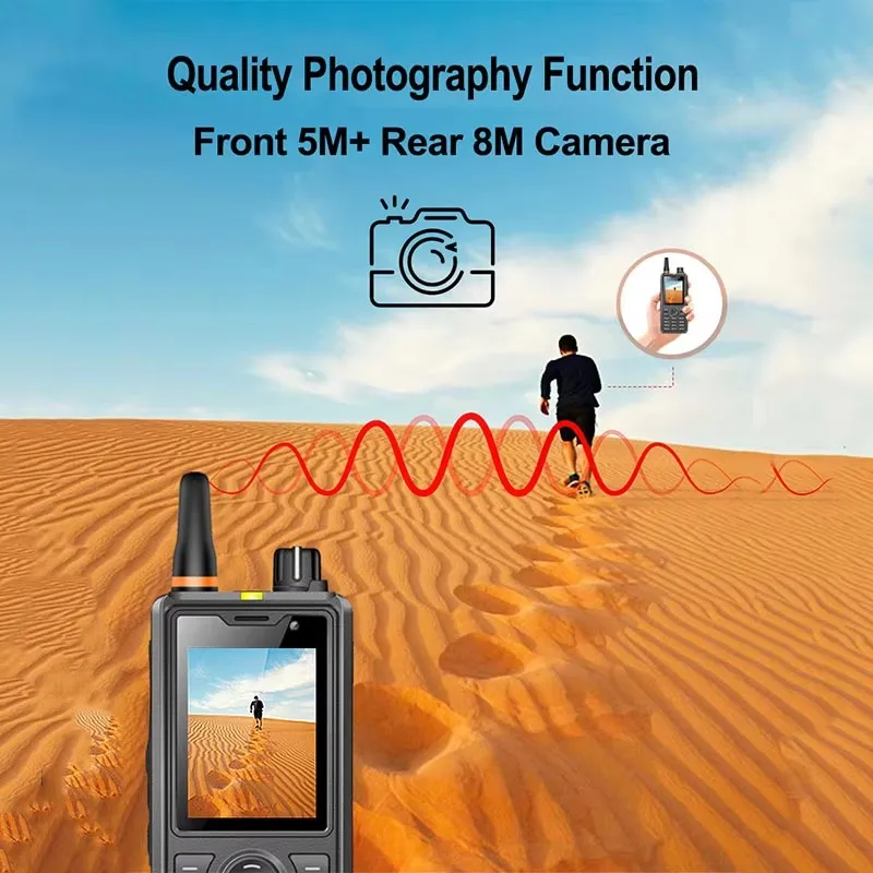 ANYSECU T60 Radio Jaringan 4G Android 8.1 Dengan WIFI GPS Bekerja dengan ZELLO Real-ptt Echolink POCstar F41 POC Walkie Talkie