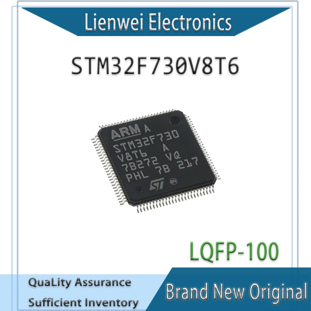 

100% New Original STM32F730V8T6 IC MCU Chipset LQFP-100