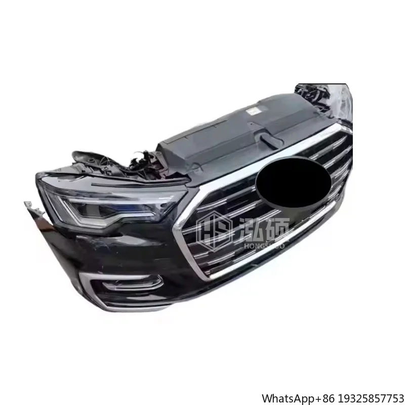 RS Style Front Bumper Body Kits for Facelift A6 2019-2021 Front Bumper Rear Bumper Rear Diffuser