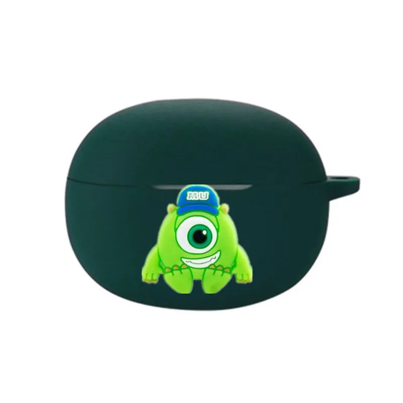 Cartoon Disney Earphone Case Cover For Realme Buds T100 Silicone Blutooth Earbuds Charging Box Protective Cover With Hook