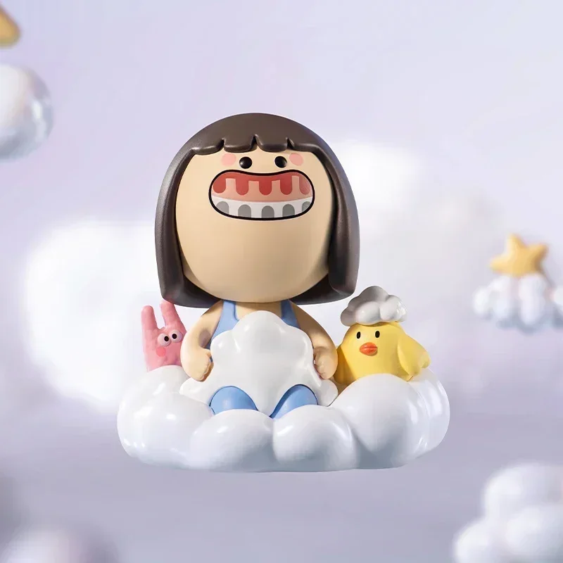 

POP MART Gummy The Happy Land Series Anime Action Figure Guess Bag Ornament Figurines Home Decor Desktop Dolls Model Girls Gift