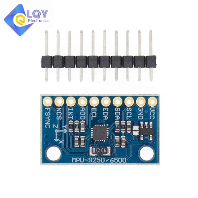 MPU-9250 GY-9250 9-axis sensor module I2C/SPI Communications Thriaxis gyroscope   triaxial accelerometer triaxial magnetic field