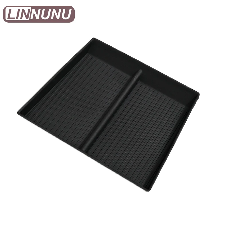 LINNUNU Central Control Lower Storage Box TPE For Geely Monjaro KX11 Manjaro Central Armrest Organizer Auto Interior Accessories