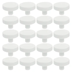 20 Pcs Fish Tank Coral Base Decoration Nurture Supplies Frag Plug Reproduction Ceramics Aquarium Support White