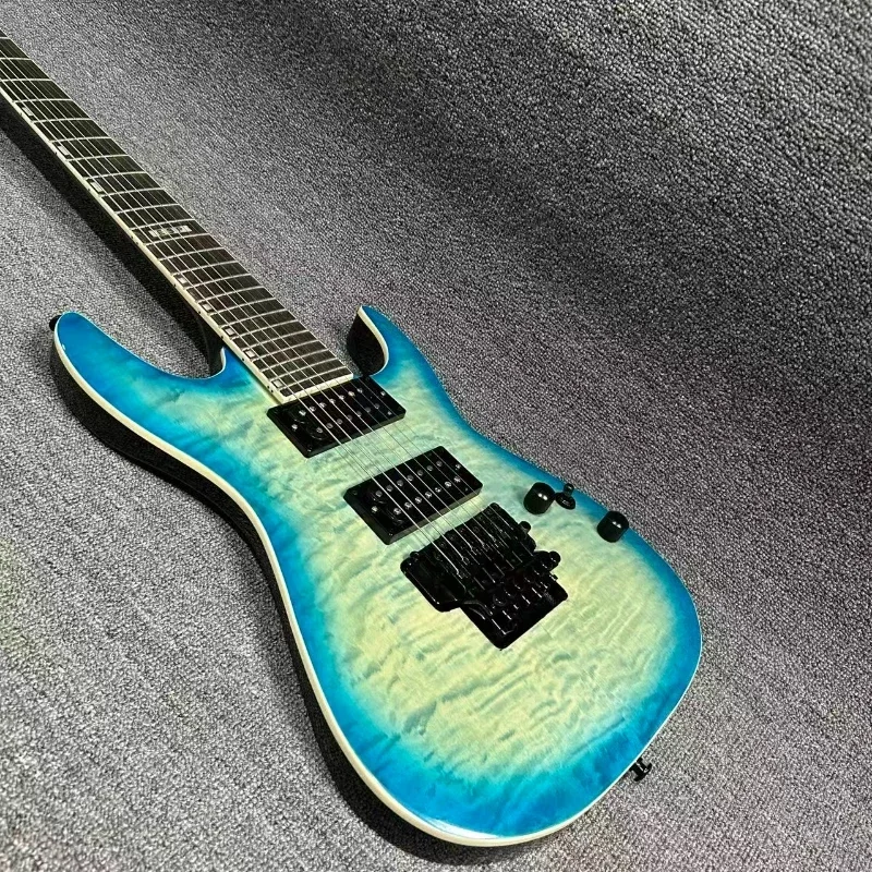 Electric Guitar Beginner - Guitare électrique MTL bleue dégradée faite