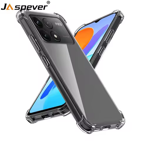Shockproof Soft TPU Case For Xiaomi POCO F8 F7 Ultra F6 F5 X7 X6 X5 X4 X3 Pro F4 F3 Gt 5g Transparent Ultra Thin Silicone Cover