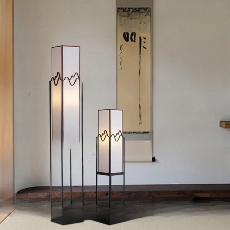 

New Chinese Creative Personality Tea Room Zen Living Room Bedroom Hotel Homestay Restaurant Study Landscape Decoration Floor