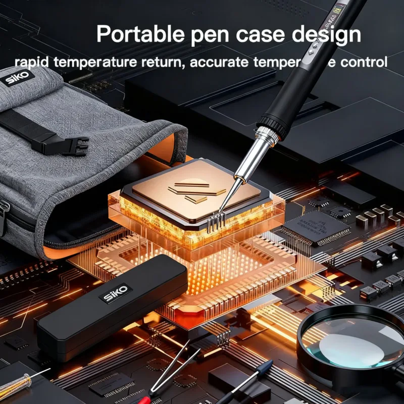 

Advanced 100W USB Powered Soldering Iron Kit Fast 2-Second Heat Up To 500°C For Mobile Phone And Laptop PCB Board Repair