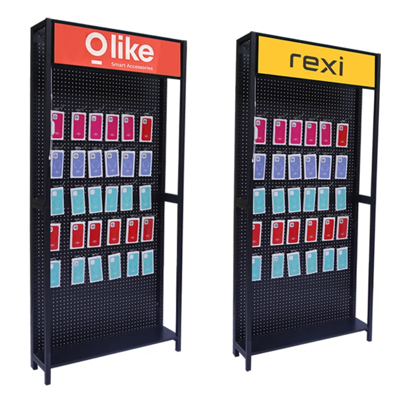 Customized.3c Digital Display Stand Handy Zubehör Schrank Faltbare Wire-Wrap Board Display Stand Convenience Store Supe