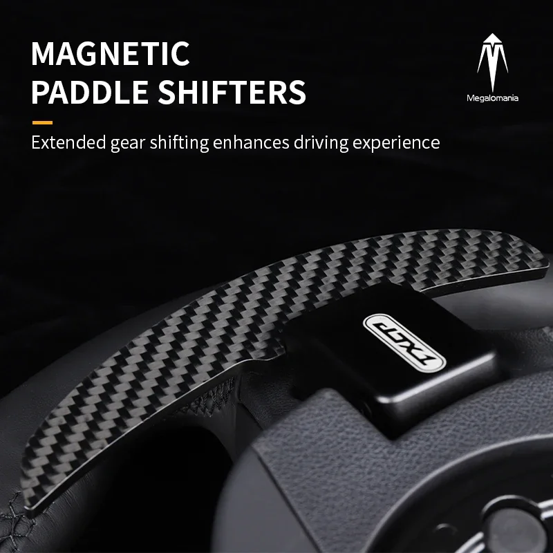 The third generation carbon fiber magnetic carbon shift paddles are extended and thickened, suitable for BMW all series