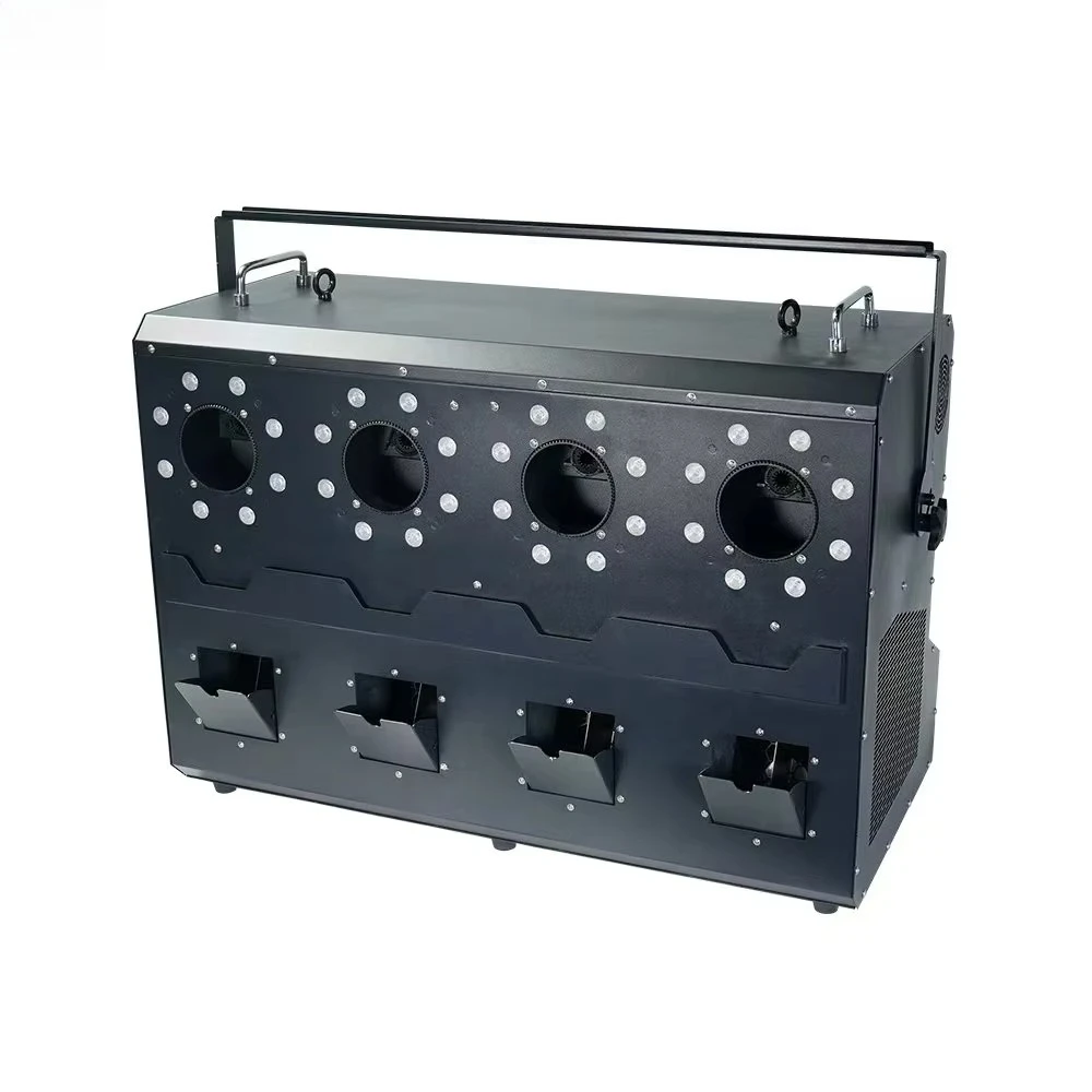 

High-Power 3000W LED Lights Most Popular Four-Head Smoke Bubble Machine DMX512 Wedding Parties Various Entertainment Venues
