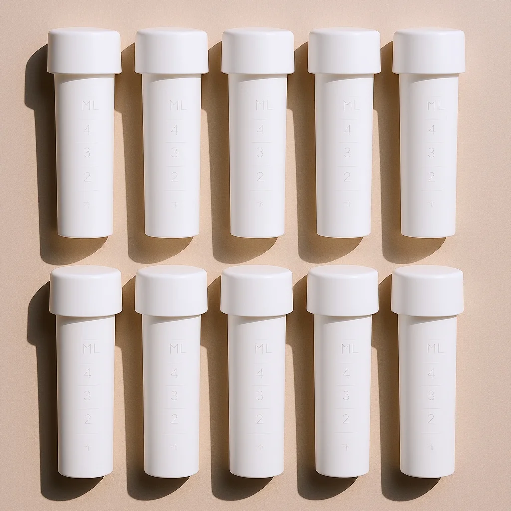 

10Pcs Needle Storage Tube Transparent Plastic Organizer for Sewing Needles Beads Jewelry Craft Supplies Needle Holder Tube