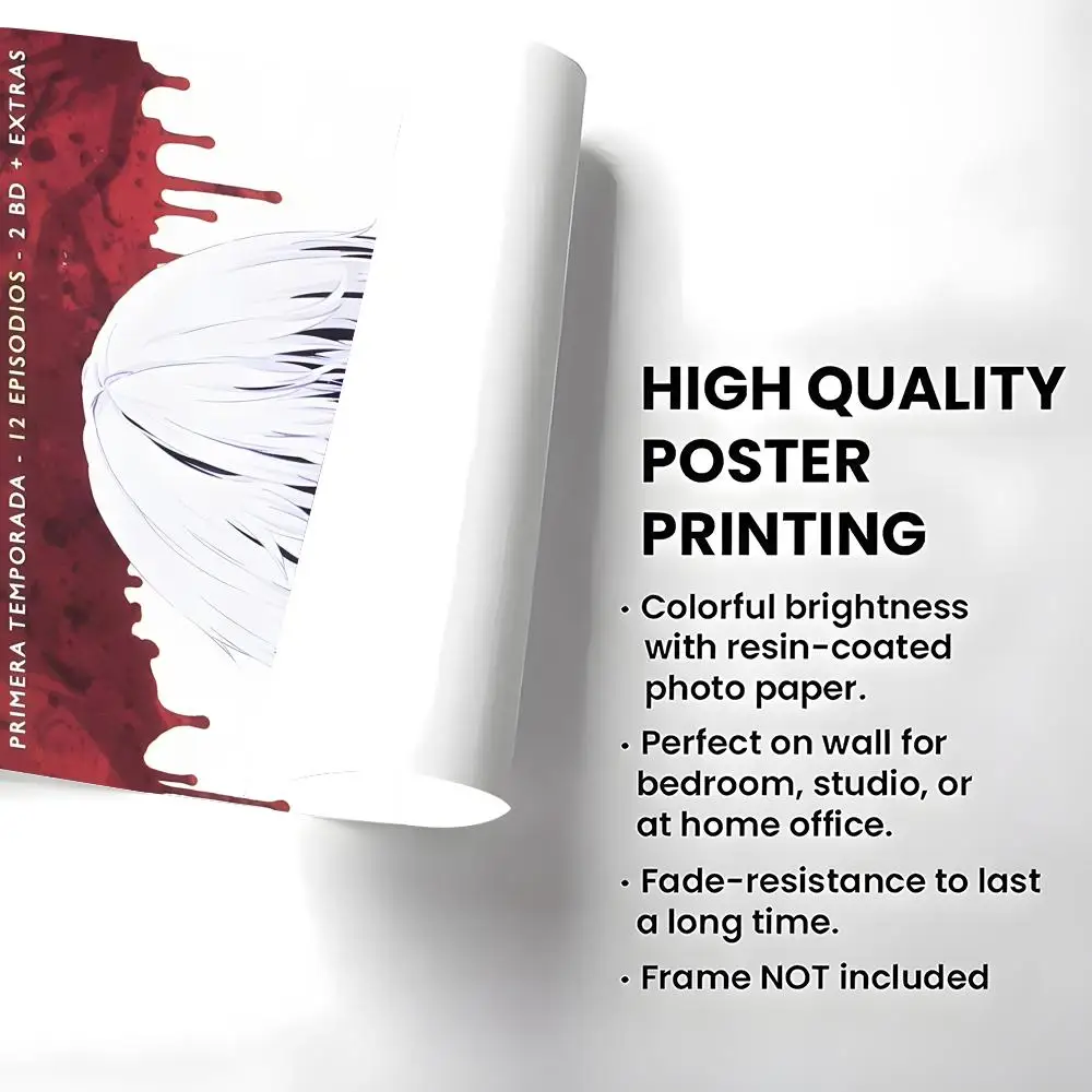 Anime Tokyo Ghoul Poster Self-adhesive Art Waterproof Paper Sticker Coffee House Bar Room Wall Decor