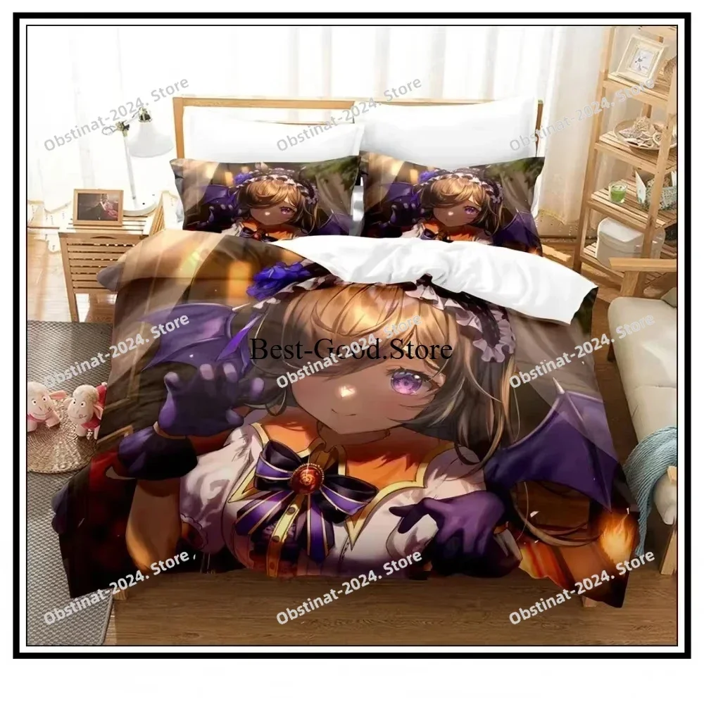 2025 Pretty Derby Bedding Set Soft Kids Comforter Cover Cartoon Duvet Cover Luxury Bedclothes De Home Custom King Size bedroom