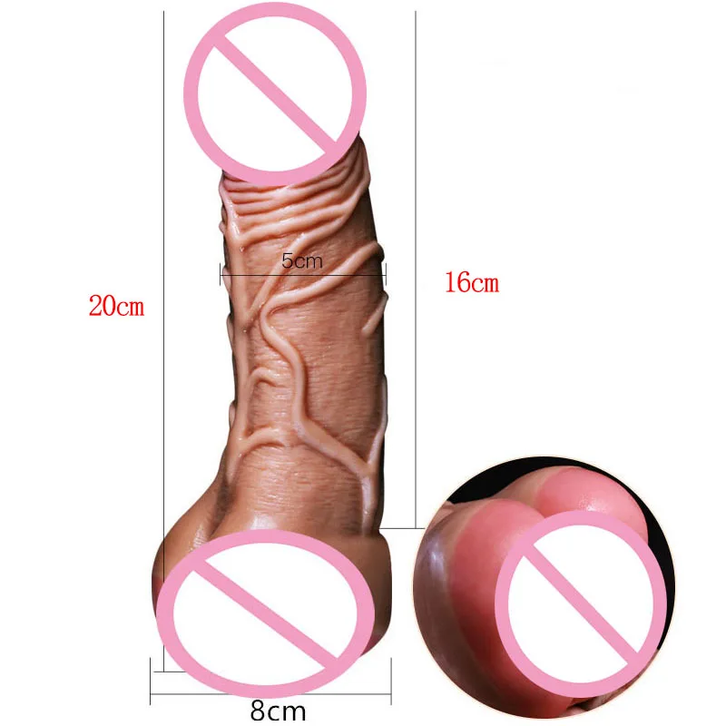 2 In 1 Realistic Vagina Dildo Male Masturbation Pussy Women G-Spot Vagina Stimulaiton Sex Toys