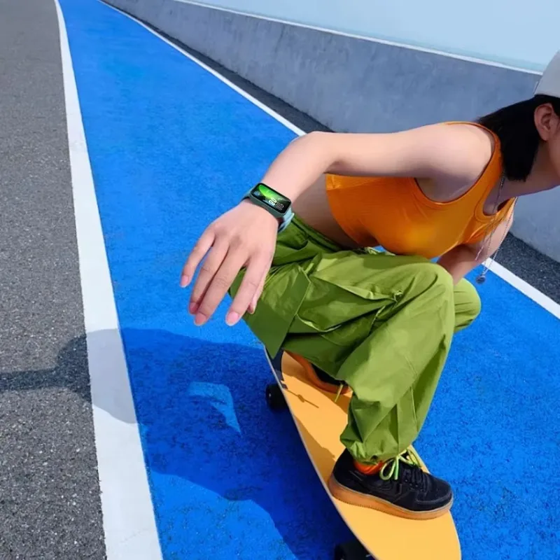 Huawei Band 10 HD用PCケース+強化ガラスフィルム、防塵・耐衝撃バンパーカバーシェル、Huawei Band 9/8 Correa用