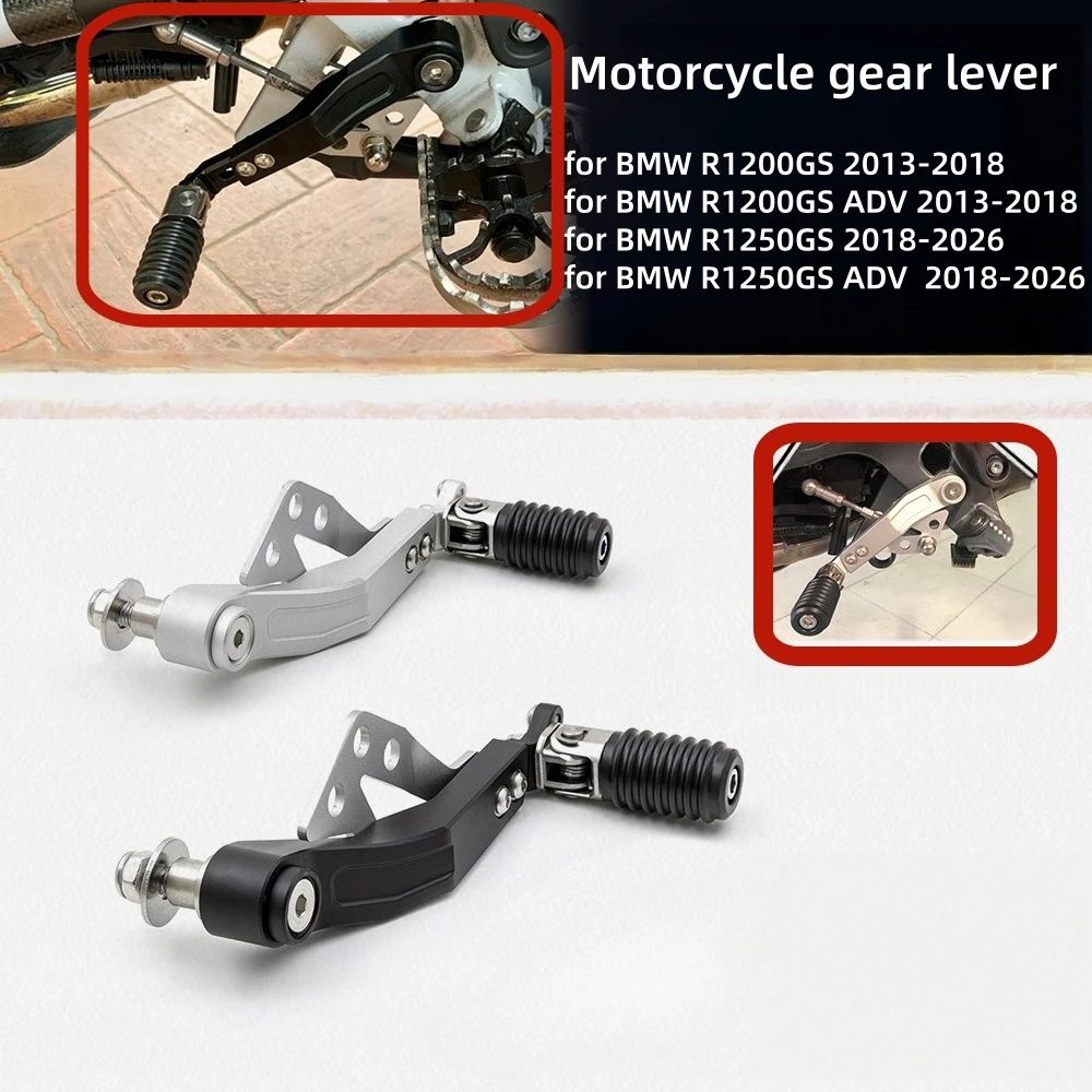 

Motorcycle gear lever folding extension gear lever gear shift lever for BMW R 1200 GS R1200GS ADV 2013-2018 R1250 GS ADV 18-26