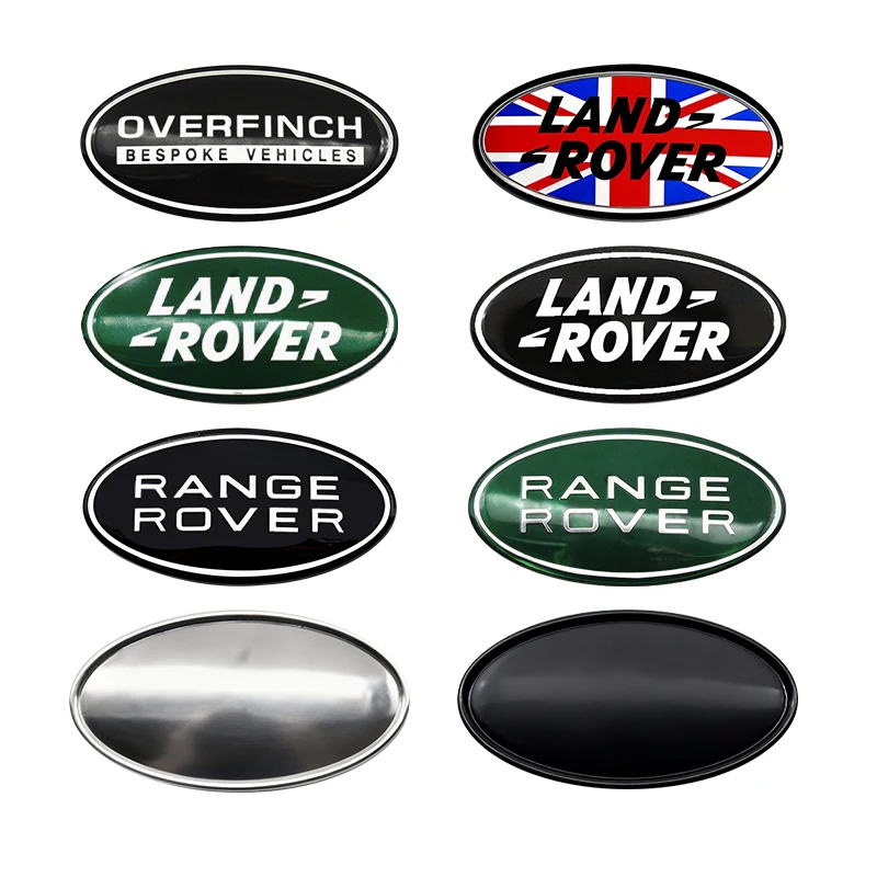 Car Front Grille Trunk Emblem for Land Rover Discovery Range Rover Evpque Defender 3 4 Velar Freelander 2 Sport Auto Decoration
