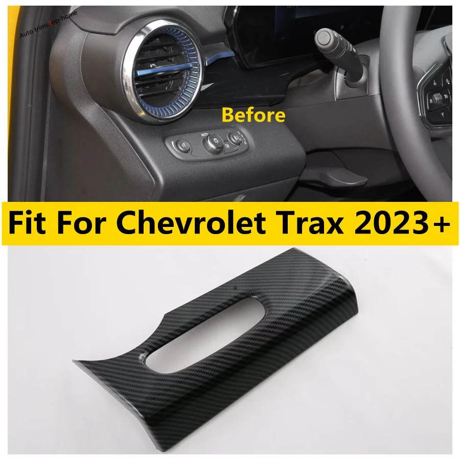 

Front Head Lights Headlamps Switches Button Adjustment Knob Sticker Cover Trim Accessories Fit For Chevrolet Trax 2023 2024