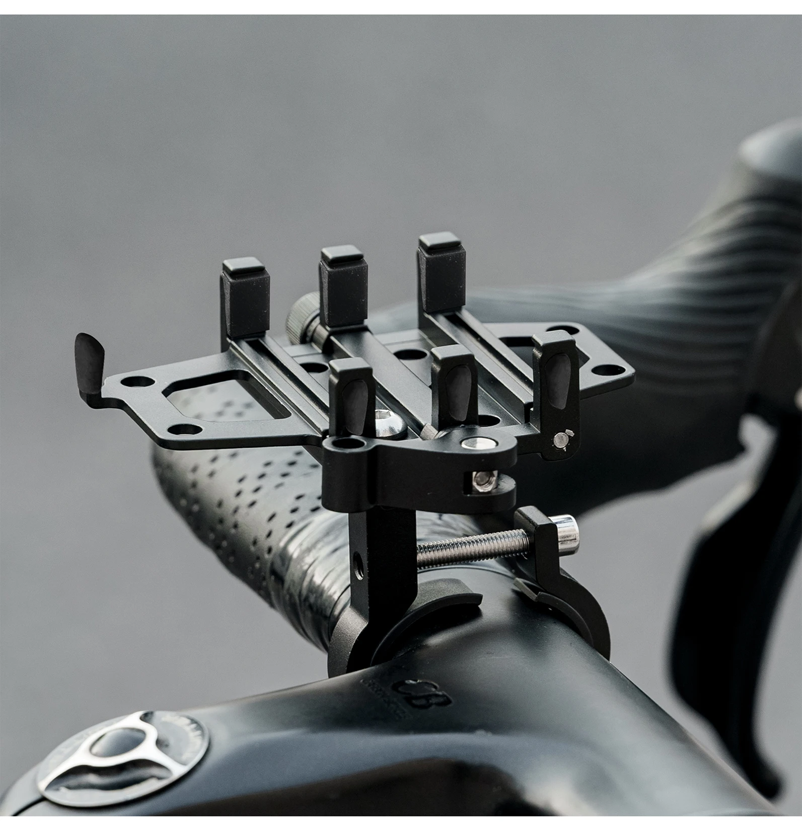 OFBONDAGE Fahrrad-Handyhalterung für MTB und Motorrad, CNC-Aluminium-Legierung Halterung, Rutschfester Fahrradtelefonhalter – Detail 17