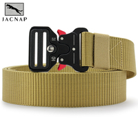 Men Belt Nylon Breathable Belts for Men Metal automatic buckle Cowboy Designer Belt Outdoor Tactical Belt Military Belt 125cm