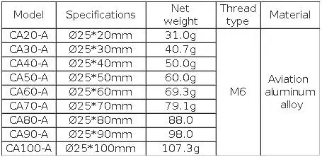 CA30-A Series Optical Precision Adjustment Pull-up Column Post Adjusting Sleeve Base Post Holder For Optical Experiment Research