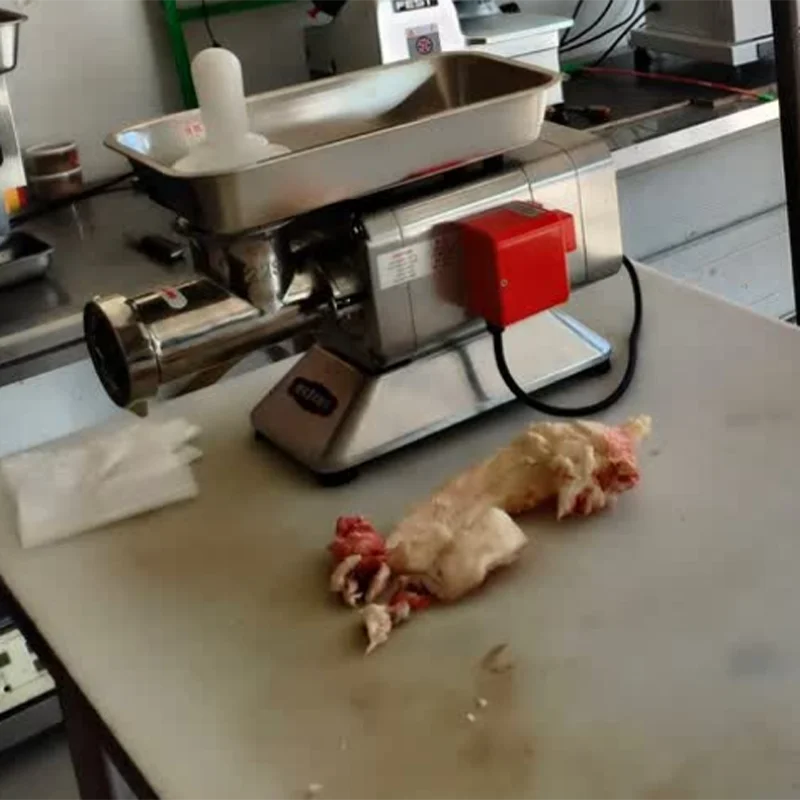Commercial Multi-Purpose Desktop Meat Mincer Machine Suitable for Beef Lamb Frozen Meat Vegetable Stuffing