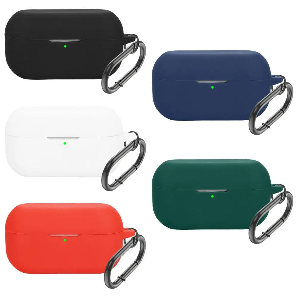 Funda de silicona para auriculares Technics EAH-AZ100, funda para auriculares a prueba de caídas con gancho, funda protectora a prueba de polvo