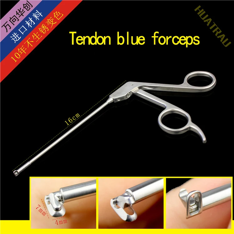 

Tendon blue forceps knee arthroscopy orthopedic instruments medical sports medicine meniscus bite forceps 90 degree blue forceps