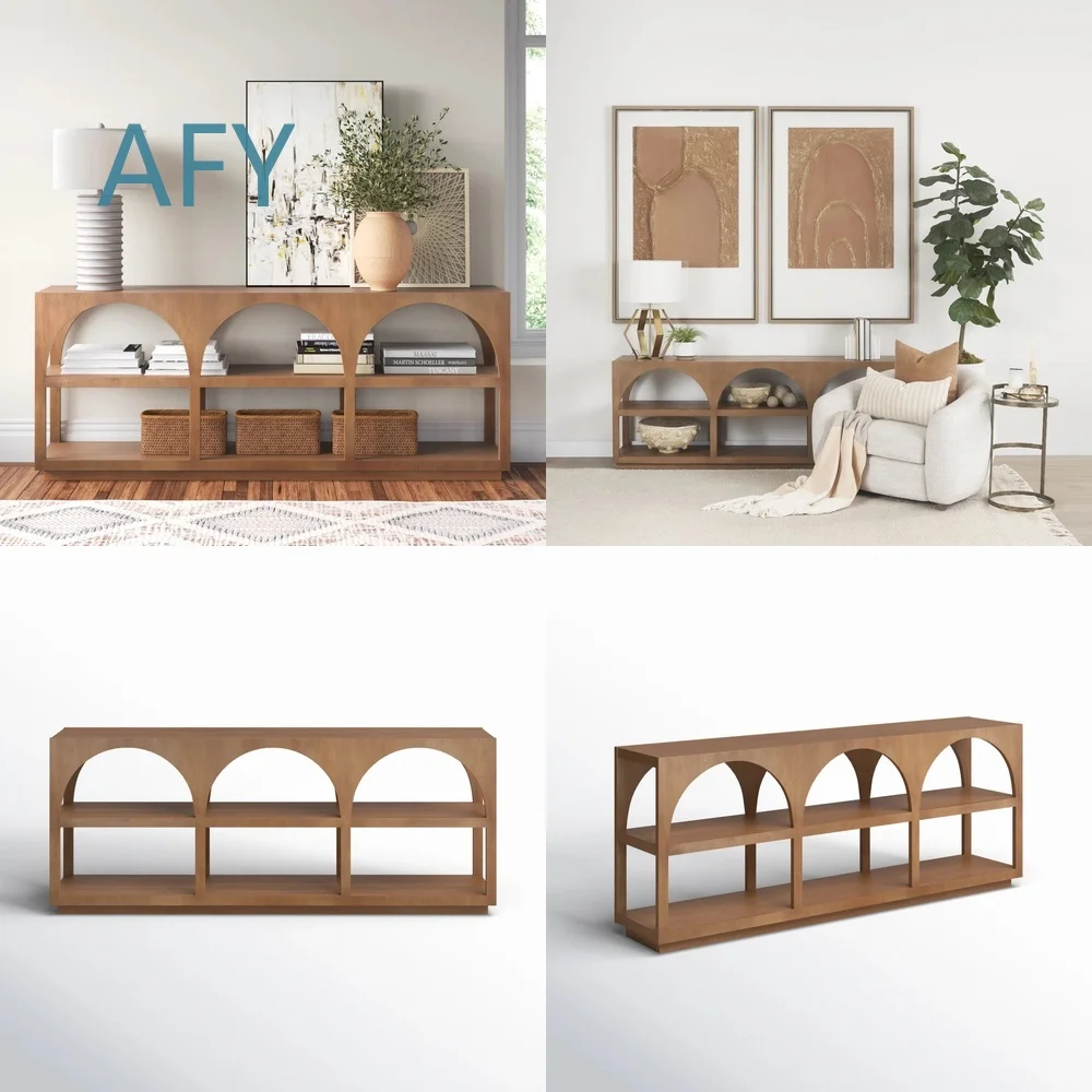 Modern Living Room Side Table for Sofa Bed Entryway Decor Minimalist Panel Furniture Customizable Home Office Accent Table