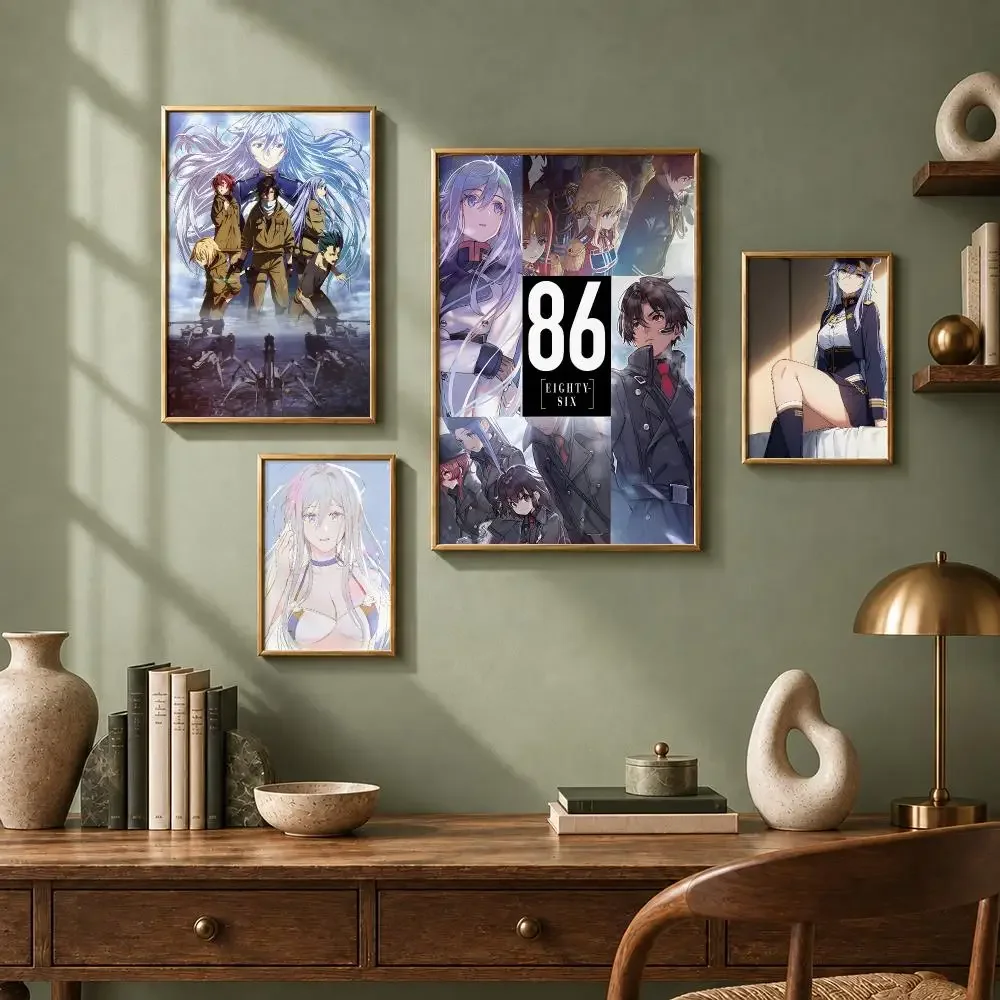 Trending Anime 86 Eighty-Six Poster HD Self-Adhesive No Residue After Removal Ideal for All Kinds of Wall Decor