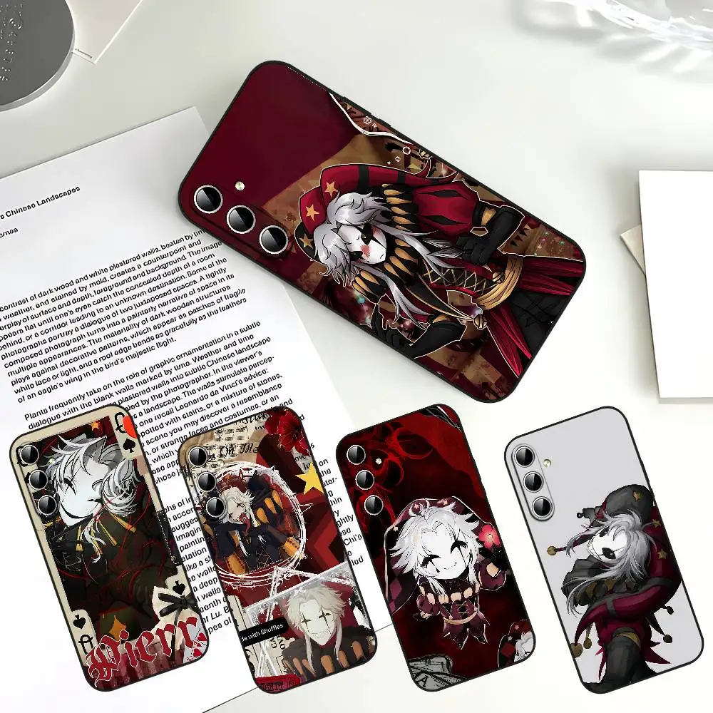 The Freak Circus Pierrot Phone Case For Samsung Galaxy S21 S22 S23 S24ULTRA S25ULTRA FE Ultra Plus5G A52S Soft Cover