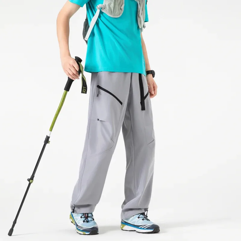 

Новые свободные и повседневные брюки прямого кроя для мужских спортивных походов и альпинизма на открытом воздухе осенью и зимой.