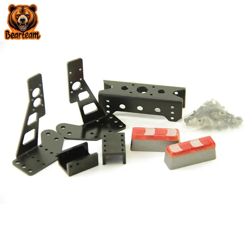 

Для 1/14 Tamiya RC грузовик Scania BenZ MAN DIY металлическая хвостовая стрела имитация заднего фонаря