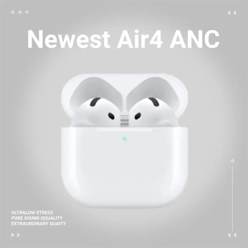 IOS18 Wireless Bluetooth Earphones, Air4, USBC Pro Cable, ANC Gaming Earphones, Sports Earphones, Latest, Fall 2024