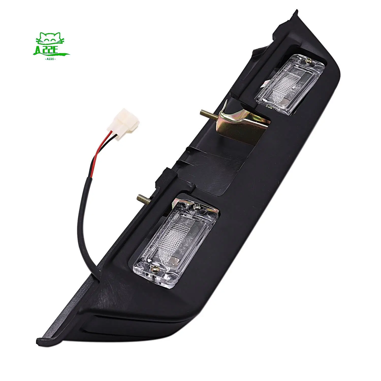 A22E-Black License Plate Light Tail Gate Door Registration License Plate Light For Mitsubishi Pajero Montero Shogun MK II 2 1990