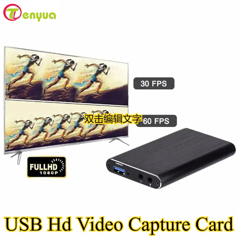 4k 1080p 60fps Hd Video Capture Card HdTV Camera Recording Box - Compatible With Usb 3.0pc Live Streaming Grabber Recorder