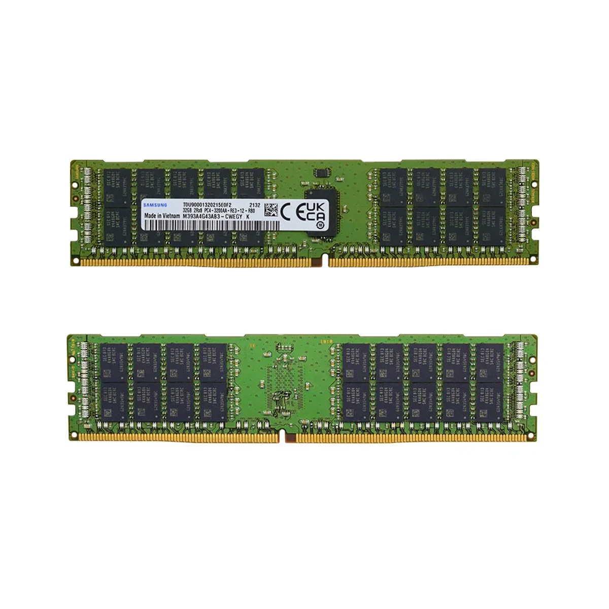 Samsung Server Ram DDR4 ECC REG RAM 32GB 16GB 8GB RECC Support X99 Motherboard RECC 3200AA 2933Y 2666V 2400T 2133P Server Memory