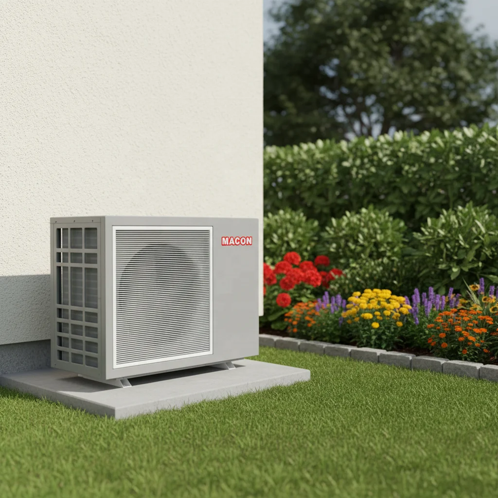 Macon R290 Heat Pump Energy Efficiency Space Saving and with PV Direct Drive Function
