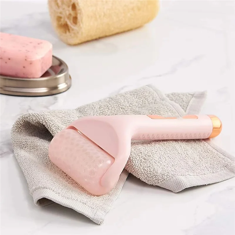 Rouleau de glace pour le visage, Lifting, lissage des rides, outil de refroidissement pour soins de beauté-A77G
