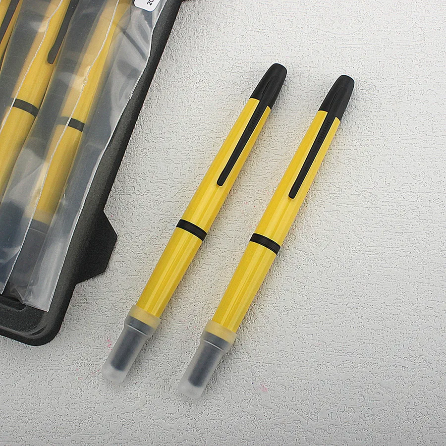 قلم حبر ناعم JINHAO 20 قابل للسحب EF F Nib قلم حبر كتابة أسود شفاف مع محول اللوازم المكتبية المدرسية