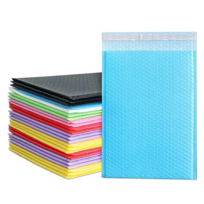20pcs Multi Colors Bubble Packaging Envelope Mailing Envelopes Mailer Delivery Package for Shipping Self Seal Bubble Bag Padding