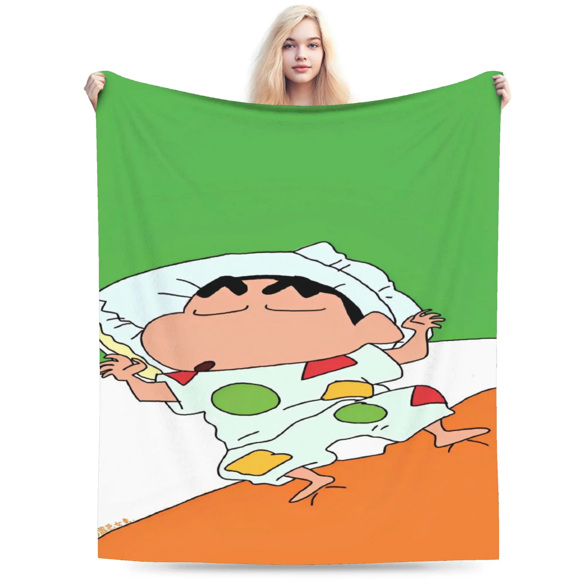 Crayon Shin-chan Kawaii Blanket Quality Soft Warm  Japan Throw Blanket Winter Children Outdoor Graphic Bedspread