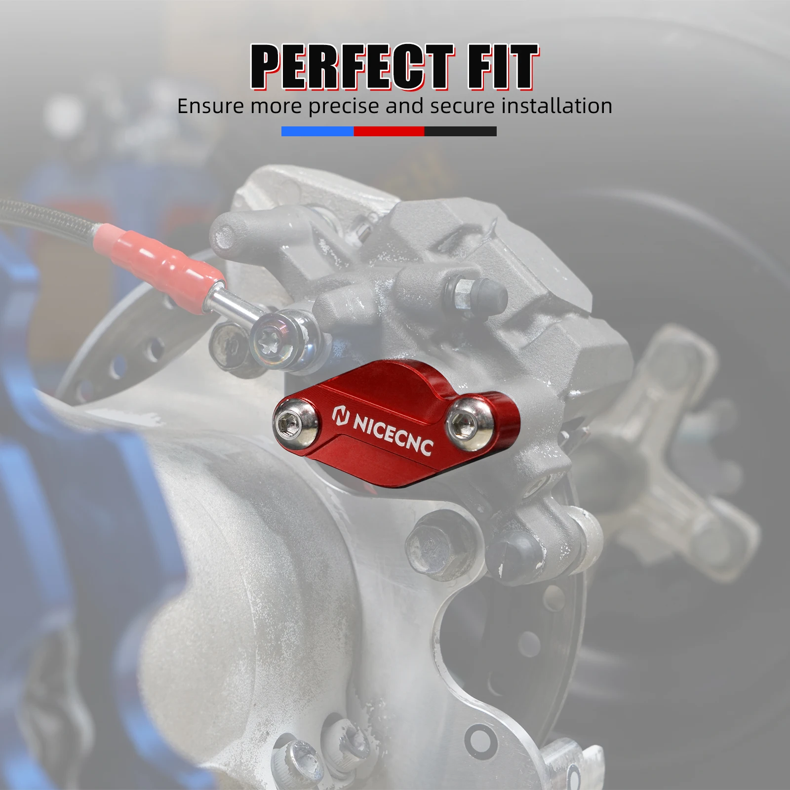 NICECNC Für Yamaha Raptor 700 YFM700 2015-2026 ATV Feststellbremsen-Abdeckplatte für YFM700R 2011-2026 2009 YFM700RSE Aluminium – Detail 16