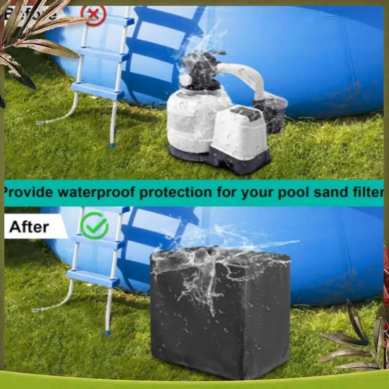 Reliable-Swimming Pool Pump Cover Waterproof Oxford Cloth Cover Swimming Pool Accessories